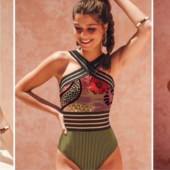 Averie Narelle Cross-over One Piece Swimsuit Size XXL NWT - Picture 14 of 14